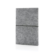 Carica l'immagine nel visualizzatore di Gallery, quaderni e block notes da personalizzare in feltro riciclato, carta colore grigio_grigio 121749164 VAR02
