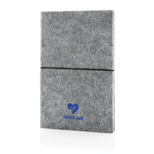 Carica l'immagine nel visualizzatore di Gallery, quaderni e block notes da personalizzare in feltro riciclato, carta colore grigio_grigio 121749164 DET05