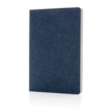 Carica l'immagine nel visualizzatore di Gallery, taccuini e block notes personalizzati in feltro riciclato, carta colore blu_blu 121749169 VAR03
