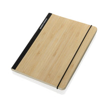 Carica l'immagine nel visualizzatore di Gallery, block notes e taccuini personalizzati in fsc® bambù, carta colore nero_nero 121749170 DET03