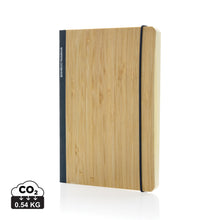 Carica l'immagine nel visualizzatore di Gallery, quaderni e block notes personalizzati in fsc® bambù, carta colore blu_blu 121749170 DET01
