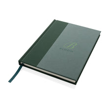 Carica l'immagine nel visualizzatore di Gallery, block notes e taccuini promozionali in rpet, carta colore verde_verde 121749171 DET07