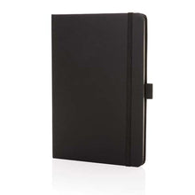 Carica l'immagine nel visualizzatore di Gallery, quaderni e block notes personalizzati in cuoio rigenerato, carta colore nero_nero 121749177 VAR01