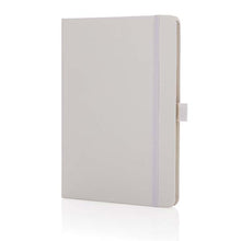 Carica l'immagine nel visualizzatore di Gallery, taccuini e block notes da personalizzare in cuoio rigenerato, carta colore bianco_bianco 121749177 VAR02