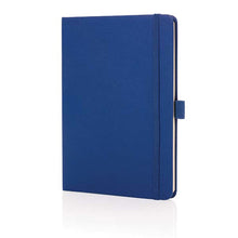 Carica l'immagine nel visualizzatore di Gallery, taccuini e block notes personalizzati in cuoio rigenerato, carta colore blu-royal_royal 121749177 DET02