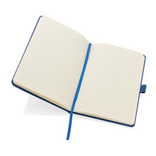 Carica l'immagine nel visualizzatore di Gallery, taccuini e block notes personalizzati in cuoio rigenerato, carta colore blu-royal_royal 121749177 DET05