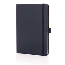 Carica l'immagine nel visualizzatore di Gallery, block notes e taccuini personalizzati in cuoio rigenerato, carta colore blu-navy_blu 121749177 DET02