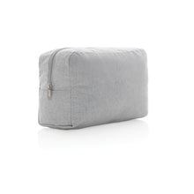 Carica l'immagine nel visualizzatore di Gallery, pochette e beauty case personalizzate in canapa riciclato colore grigio_grigio 121753795 VAR02