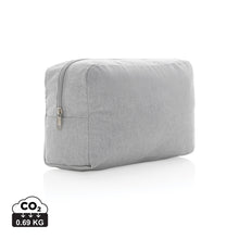 Carica l'immagine nel visualizzatore di Gallery, pochette e beauty case personalizzate in canapa riciclato colore grigio_grigio 121753795 DET01