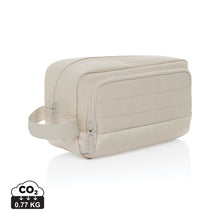 Carica l'immagine nel visualizzatore di Gallery, pochette e beauty case personalizzate in rpet, rpet colore beige_naturale 121753803 DET01