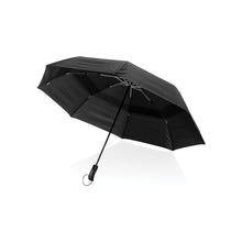 Carica l'immagine nel visualizzatore di Gallery, ombrelli pieghevoli personalizzati in rpet, alluminio colore nero_nero 121756750 DET02