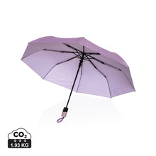 Carica l'immagine nel visualizzatore di Gallery, ombrelli pieghevoli stampati con logo in rpet colore lavanda_viola 121756760 DET01