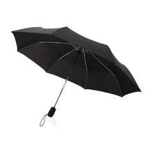 Carica l'immagine nel visualizzatore di Gallery, ombrelli pieghevoli personalizzati in rpet, fibra di vetro colore nero_nero 121756765 VAR01