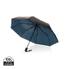 Carica l'immagine nel visualizzatore di Gallery, ombrelli pieghevoli personalizzati in rpet, metallo colore blu_blu 121756772 DET01