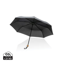 Carica l'immagine nel visualizzatore di Gallery, ombrelli pieghevoli personalizzati in rpet, metallo colore nero_nero 121756774 DET01