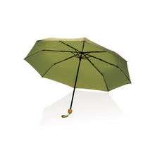 Carica l'immagine nel visualizzatore di Gallery, ombrelli pieghevoli promozionali in rpet, metallo colore verde_verde 121756774 VAR05