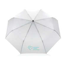 Carica l'immagine nel visualizzatore di Gallery, ombrelli pieghevoli da personalizzare in rpet, metallo colore bianco_bianco 121756777 DET09