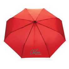Carica l'immagine nel visualizzatore di Gallery, ombrelli pieghevoli personalizzabili in rpet, metallo colore rosso-ciliegia_rosso 121756778 DET09
