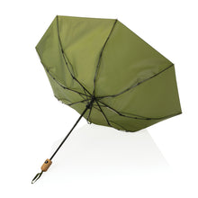 Carica l'immagine nel visualizzatore di Gallery, ombrelli pieghevoli promozionali in rpet, metallo colore verde_verde 121756778 DET04