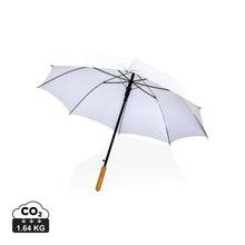 Carica l'immagine nel visualizzatore di Gallery, ombrelli classici da personalizzare in rpet, metallo colore bianco_bianco 121756782 DET01