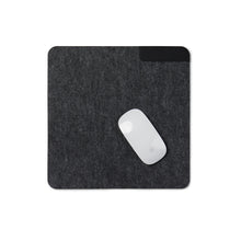Carica l'immagine nel visualizzatore di Gallery, tappetini per mouse personalizzati in feltro riciclato, pu colore nero_nero 122301719 DET02