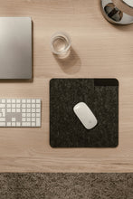 Carica l'immagine nel visualizzatore di Gallery, tappetini per mouse personalizzati in feltro riciclato, pu colore nero_nero 122301719 DET06