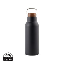 Carica l'immagine nel visualizzatore di Gallery, thermos personalizzati in acciaio inossidabile riciclato, legno colore nero_nero 122314719 DET01