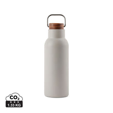 Carica l'immagine nel visualizzatore di Gallery, thermos da personalizzare in acciaio inossidabile riciclato, legno colore grigio_grigio 122314719 DET01