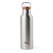 Carica l'immagine nel visualizzatore di Gallery, thermos stampati con logo in acciaio inossidabile riciclato, legno colore argento_argento 122314720 DET05