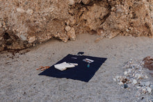 Carica l'immagine nel visualizzatore di Gallery, plaid e coperte personalizzati in cotone riciclato, rpet colore blu-navy_blu 122317628 DET07