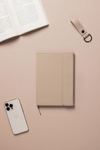 Carica l'immagine nel visualizzatore di Gallery, block notes e taccuini da personalizzare in pu, carta colore greige_grigio 122349027 DET08