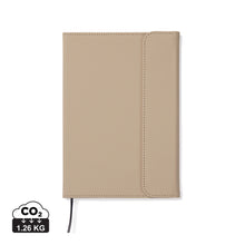 Carica l'immagine nel visualizzatore di Gallery, block notes e taccuini da personalizzare in pu, carta colore greige_grigio 122349027 DET01