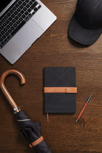 Carica l'immagine nel visualizzatore di Gallery, quaderni e block notes personalizzati in canapa riciclato, carta colore nero_nero 12299450 DET06