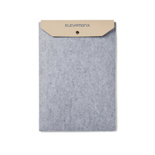 Carica l'immagine nel visualizzatore di Gallery, custodie per PC e tablet personalizzate in feltro riciclato, pu colore grigio_grigio 122350527 DET06
