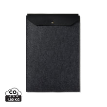 Carica l'immagine nel visualizzatore di Gallery, custodie per tablet e PC personalizzate in feltro riciclato, pu colore nero_nero 122350528 DET01