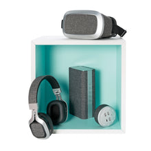 Carica l'immagine nel visualizzatore di Gallery, cuffie bluetooth personalizzate in abs colore grigio_grigio 121704371 DET08