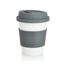 Carica l'immagine nel visualizzatore di Gallery, tazze termiche e bicchieri con tappo personalizzate in pla, silicone colore grigio_grigio 121715005 VAR01