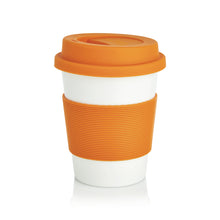 Carica l'immagine nel visualizzatore di Gallery, tazze termiche e bicchieri con tappo promozionali in pla, silicone colore arancione_arancione 121715005 VAR05