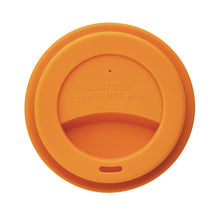 Carica l'immagine nel visualizzatore di Gallery, tazze termiche e bicchieri con tappo promozionali in pla, silicone colore arancione_arancione 121715005 DET03