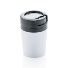 Carica l'immagine nel visualizzatore di Gallery, tazze termiche e bicchieri con tappo da personalizzare in pp, acciaio inossidabile colore bianco_bianco 121715009 VAR02