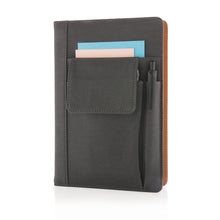 Carica l'immagine nel visualizzatore di Gallery, quaderni e block notes personalizzati in pu, carta colore nero_nero 121749024 DET02