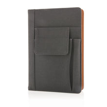 Carica l'immagine nel visualizzatore di Gallery, quaderni e block notes personalizzati in pu, carta colore nero_nero 121749024 DET03