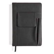 Carica l'immagine nel visualizzatore di Gallery, quaderni e block notes personalizzati in pu, carta colore nero_nero 121749024 DET07