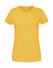 Carica l'immagine nel visualizzatore di Gallery, maglia con logo in cotone 601-gialla 061876817 VAR04