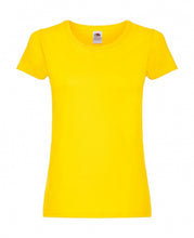 Carica l'immagine nel visualizzatore di Gallery, maglietta pubblicitaria in cotone 600-gialla 061910817 VAR11