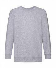 Carica l'immagine nel visualizzatore di Gallery, felpa con logo in cotone 123-grigia 062187917 VAR13