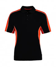 Carica l'immagine nel visualizzatore di Gallery, polo con logo in poliestere 166-nera 062570587 VAR02
