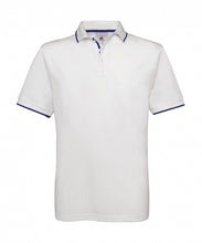 Carica l'immagine nel visualizzatore di Gallery, polo con logo in cotone 075-bianca 062618714 VAR02