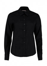 Carica l'immagine nel visualizzatore di Gallery, camicia con logo in cotone 101-nera 062893587 VAR05