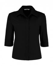 Carica l'immagine nel visualizzatore di Gallery, camicia pubblicitaria in poliestere 101-nera 062915687 VAR02